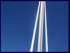 City of Arts and Sciences 080 - El Pont de l'Assut de l'Or, a very cool 125m high suspension bridge that is the tallest structure in the area.